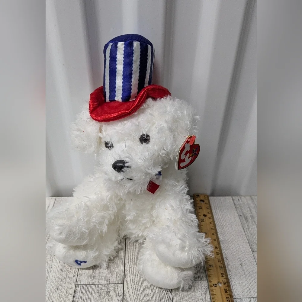 Ty first Dog Beanie Babies White Plush